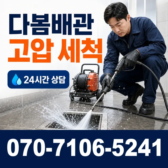 전남광주 완도군 청산면 소모도길 배관청소 상담 이미지 4